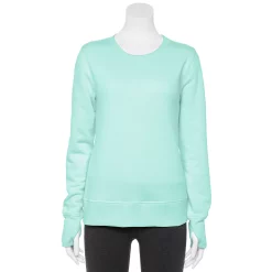 Petite Tek Gear® Ultrasoft Fleece Crewneck Sweatshirt -Teks Gear Clothing Shop 5146364 Wildflower Blue