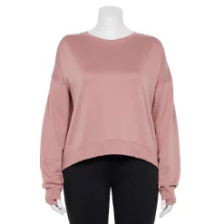 Plus Size Tek Gear® Crewneck Fleece Sweatshirt 11 Plus Size Tek Gear® Crewneck Fleece Sweatshirt -Teks Gear Clothing Shop 5187076 Martini Rose