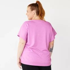 Plus Size Tek Gear® Stretch Fleece Tee -Teks Gear Clothing Shop 5197872 ALT