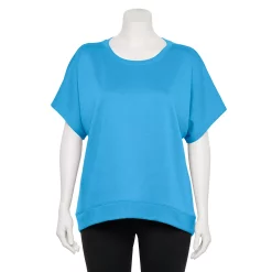 Plus Size Tek Gear® Stretch Fleece Tee -Teks Gear Clothing Shop 5197872 Beyond Blue