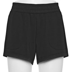 Women's Tek Gear® Stretch Fleece Shorts -Teks Gear Clothing Shop 5209217 Black