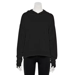 Women's Tek Gear® Stretch Fleece Hoodie 10 Women's Tek Gear® Stretch Fleece Hoodie -Teks Gear Clothing Shop 5212789 Black