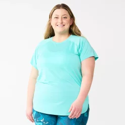 Plus Size Tek Gear® High Slit Tunic Tee -Teks Gear Clothing Shop 5227026 Aruba Bay