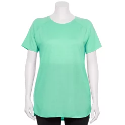Plus Size Tek Gear® High Slit Tunic Tee -Teks Gear Clothing Shop 5227026 Shy Green