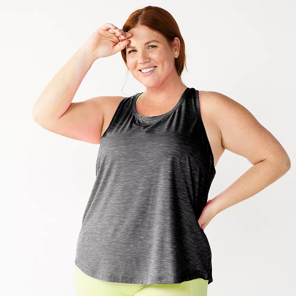 Plus Size Tek Gear® Racerback Tank 5 Plus Size Tek Gear® Racerback Tank - Image 3