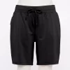 Plus Size Tek Gear® Weekend French Terry Bermuda Shorts -Teks Gear Clothing Shop 5231498 Black