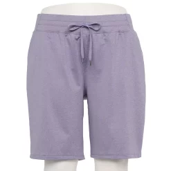 Plus Size Tek Gear® Weekend French Terry Bermuda Shorts -Teks Gear Clothing Shop 5231498 Grape Yard
