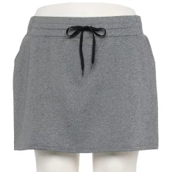 Plus Size Tek Gear® Weekend French Terry Skort -Teks Gear Clothing Shop 5231776 Charcoal