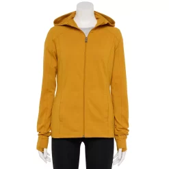 Women's Tek Gear® Essential Hooded Jacket -Teks Gear Clothing Shop 5232469 Brassy Gold