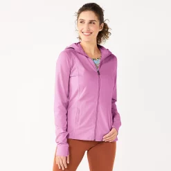 Women's Tek Gear® Essential Hooded Jacket -Teks Gear Clothing Shop 5232469 Luminous Pink