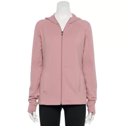 Women's Tek Gear® Essential Hooded Jacket -Teks Gear Clothing Shop 5232469 Martini Rose