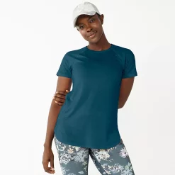 Women's Tek Gear® High Slit Tunic Tee -Teks Gear Clothing Shop 5232496 Blue Crayon