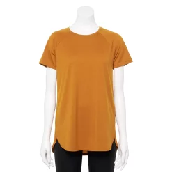 Women's Tek Gear® High Slit Tunic Tee -Teks Gear Clothing Shop 5232496 Brassy Gold