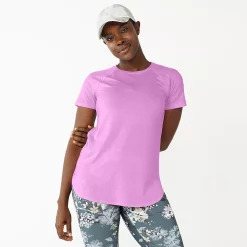 Women's Tek Gear® High Slit Tunic Tee -Teks Gear Clothing Shop 5232496 Luminous Pink