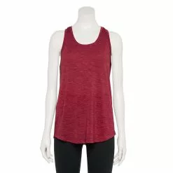 Women's Tek Gear® Racerback Tank -Teks Gear Clothing Shop 5232771 Cherry Fusion