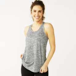 Women's Tek Gear® Racerback Tank -Teks Gear Clothing Shop 5232771 Gray