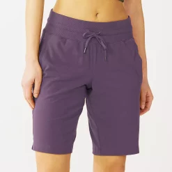 Women's Tek Gear® Essential Bermuda Shorts 17 Women's Tek Gear® Essential Bermuda Shorts -Teks Gear Clothing Shop 5234540 Grape Grenache