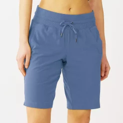 Women's Tek Gear® Essential Bermuda Shorts 16 Women's Tek Gear® Essential Bermuda Shorts -Teks Gear Clothing Shop 5234540 Presley Purple