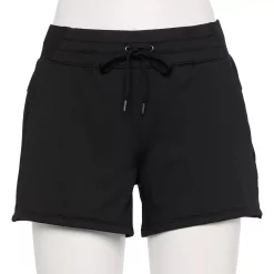 Women's Tek Gear® Weekend French Terry Shorts -Teks Gear Clothing Shop 5234595 Black