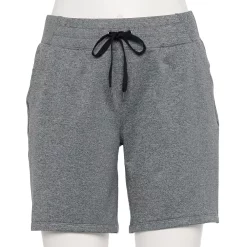 Women's Tek Gear® French Terry Weekend Bermuda Shorts -Teks Gear Clothing Shop 5234596 Charcoal