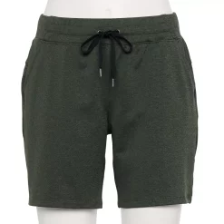 Women's Tek Gear® French Terry Weekend Bermuda Shorts -Teks Gear Clothing Shop 5234596 Esta Olive
