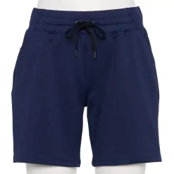 Women's Tek Gear® French Terry Weekend Bermuda Shorts -Teks Gear Clothing Shop 5234596 Navy Romance