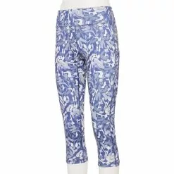 Women's Tek Gear® Core High-Waisted Capri Leggings -Teks Gear Clothing Shop 5234821 Blue Shapes
