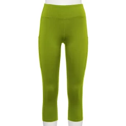 Women's Tek Gear® Core High-Waisted Capri Leggings -Teks Gear Clothing Shop 5234821 Encore Olive