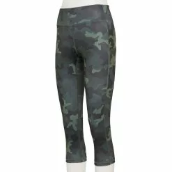 Women's Tek Gear® Core High-Waisted Capri Leggings -Teks Gear Clothing Shop 5234821 Olive Camo