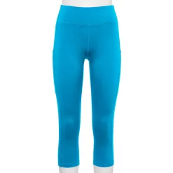 Women's Tek Gear® Core High-Waisted Capri Leggings -Teks Gear Clothing Shop 5234821 Persian Turq