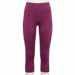 Women's Tek Gear® Core High-Waisted Capri Leggings -Teks Gear Clothing Shop 5234821 Ravishing Orchid