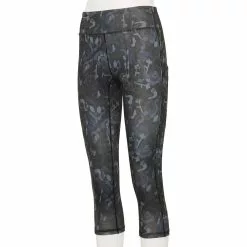 Women's Tek Gear® Core High-Waisted Capri Leggings -Teks Gear Clothing Shop 5234821 Slate Shapes