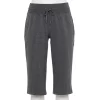 Petite Tek Gear® Essential Workout Skimmer Capris -Teks Gear Clothing Shop 5236776 Dark Gray