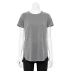 Petite Tek Gear® High Slit Tunic Tee -Teks Gear Clothing Shop 5240647 Charcoal