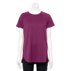 Petite Tek Gear® High Slit Tunic Tee -Teks Gear Clothing Shop 5240647 Ravishing Orchid