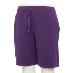 Plus Size Tek Gear® Essential Bermuda Shorts -Teks Gear Clothing Shop 5242807 Grape Grenache
