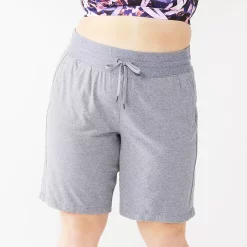 Plus Size Tek Gear® Essential Bermuda Shorts -Teks Gear Clothing Shop 5242807 Gray
