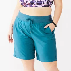 Plus Size Tek Gear® Essential Bermuda Shorts -Teks Gear Clothing Shop 5242807 Spectacular Teal