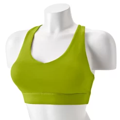 Tek Gear® Core Medium-Impact V-Neck Sports Bra -Teks Gear Clothing Shop 5256799 Encore Olive