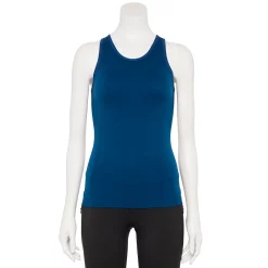 Women's Tek Gear® Seamless Racerback Tank -Teks Gear Clothing Shop 5256946 Blue Crayon