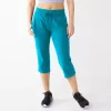 Women's Tek Gear® Essential Straight-Leg Workout Capris -Teks Gear Clothing Shop 5257893 Spectacular Teal