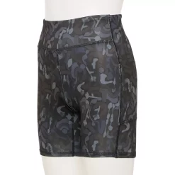 Women's Tek Gear® Core High-Waisted Bike Shorts -Teks Gear Clothing Shop 5259291 Slate Shapes