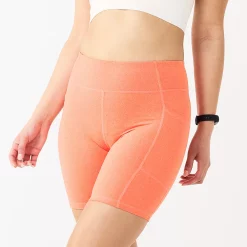Women's Tek Gear® 7-in. Brushed High-Waisted Bike Shorts -Teks Gear Clothing Shop 5259745 Endless Lava
