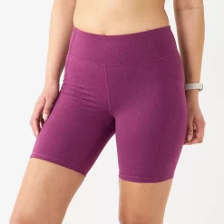 Women's Tek Gear® 7-in. Brushed High-Waisted Bike Shorts -Teks Gear Clothing Shop 5259745 Ravishing Orchid