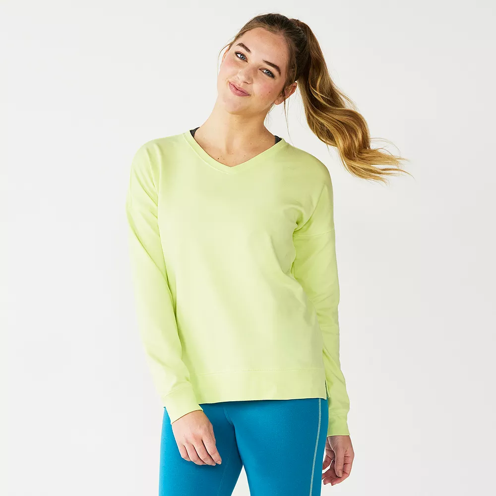 Women's Tek Gear® French Terry Sweatshirt 4 Women's Tek Gear® French Terry Sweatshirt - Image 2