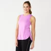 Women's Tek Gear® Easy High-Low Tank -Teks Gear Clothing Shop 5273656 Luminous Pink