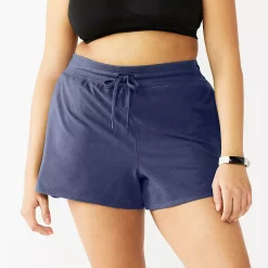 Plus Size Tek Gear® Essential Drawstring Shorts -Teks Gear Clothing Shop 5280466 Navy Romance