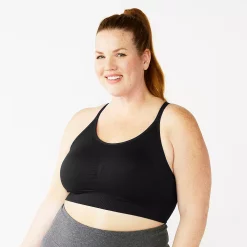 Plus Size Tek Gear® Seamless Low-Impact Sports Bra 13 Plus Size Tek Gear® Seamless Low-Impact Sports Bra -Teks Gear Clothing Shop 5282906 Black