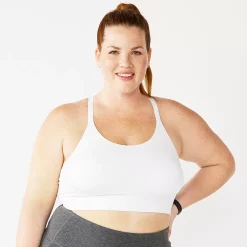Plus Size Tek Gear® Seamless Low-Impact Sports Bra 15 Plus Size Tek Gear® Seamless Low-Impact Sports Bra -Teks Gear Clothing Shop 5282906 White