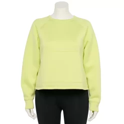 Plus Size Tek Gear® Run Popover Top -Teks Gear Clothing Shop 5481926 Green Romantica